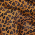 Buy Gold Abstract Design Viscose Crepe 110cm