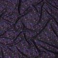 Buy Purple Paisley Design Viscose Crepe 110cm