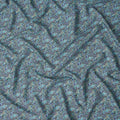 Buy Blue Abstract Design Viscose Crepe 110cm