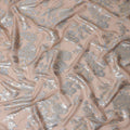 Dusty Rose Pink Silk Chiffon Lurex Fabric 110cm