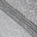Silver Self Pure Silk Chiffon Fabric 110cm
