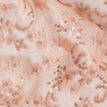 Beige Self Pure Silk Chiffon Fabric 110cm