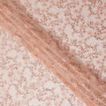 Beige Self Pure Silk Chiffon Fabric 110cm