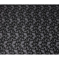 Black Self Pure Silk Chiffon Fabric 110cm