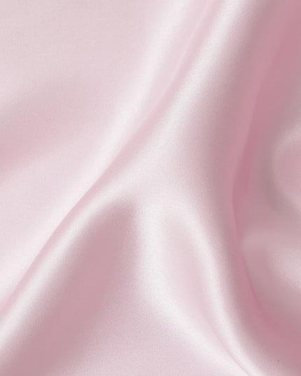 Baby Pink Silk Satin Fabric 140cm Wide
