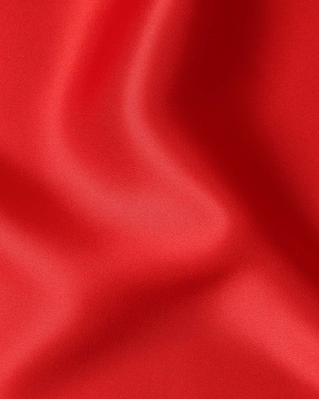 Bright Red Silk Satin Fabric 140cm Wide