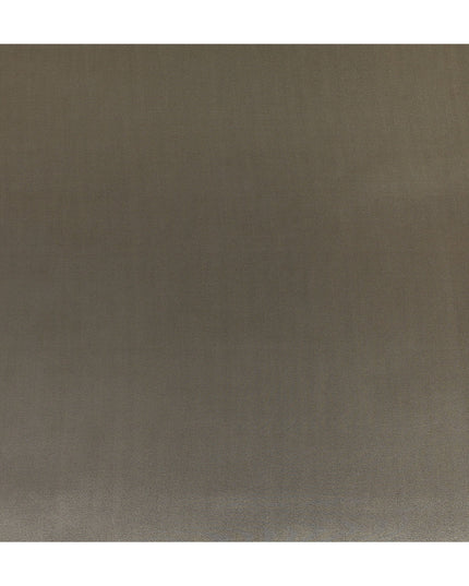Taupe Olive Plain Silk Lame Fabric 110cm