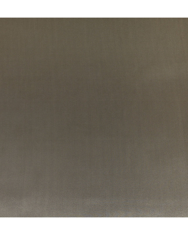 Taupe Olive Plain Silk Lame Fabric 110cm
