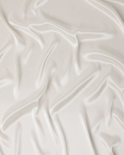 Pearl White French Silk Lame Fabric 110cm