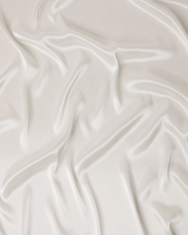 Pearl White French Silk Lame Fabric 110cm