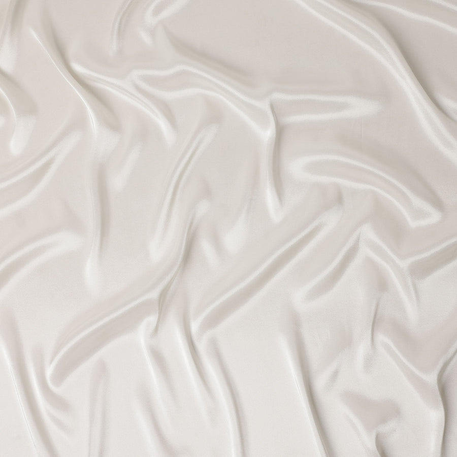 Pearl White French Silk Lame Fabric 110cm