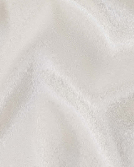 Pearl White French Silk Lame Fabric 110cm