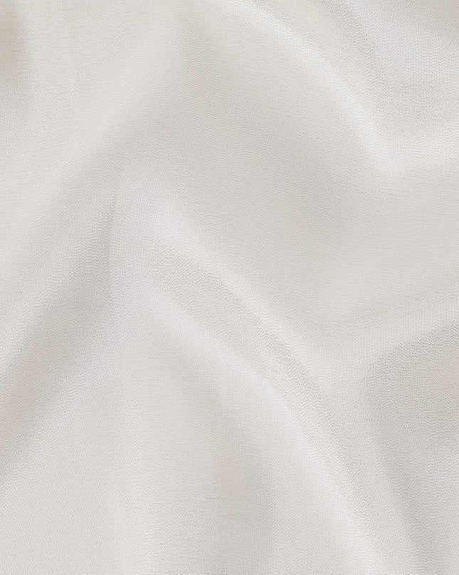 Pearl White French Silk Lame Fabric 110cm