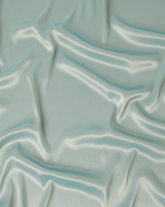 Seafoam Mint Plain Silk Lame Fabric 110cm