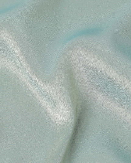 Seafoam Mint Plain Silk Lame Fabric 110cm