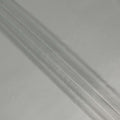 Platinum Silver Plain Silk Lame Fabric 110cm