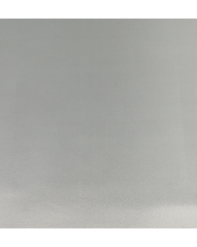 Platinum Silver Plain Silk Lame Fabric 110cm