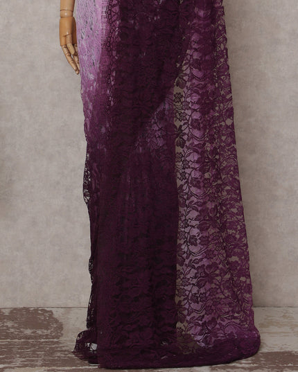 Soft Lavender To Plum Purple Ombre Saree | Regal Fabrics
