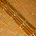 Orange Leaf Embroidery Cotton Voile Thobe 4.5m