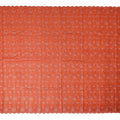 Orange Floral Embroidery Cotton Voile Thobe 4.5m