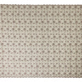 Beige Floral Embroidery Cotton Voile Thobe 4.5m