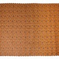 Brown Floral Embroidery Cotton Voile Thobe 4.5m