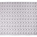 White Floral Embroidery Cotton Voile Thobe 4.5m