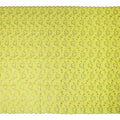 Yellow Floral Embroidery Cotton Voile Thobe 4.5m