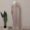 Champagne Gold French Chantilly Lace Saree 110cm