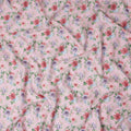 Buy Pink Bouquet Design Cotton Lawn 110cm