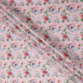 Buy Pink Bouquet Design Cotton Lawn 110cm