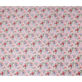 Buy Pink Bouquet Design Cotton Lawn 110cm