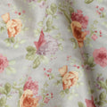 Buy White Bouquet Design Cotton Lawn 110cm