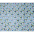 Buy Blue Bouquet Design Cotton Lawn 110cm