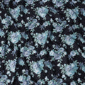 Buy Black Bouquet Design Cotton Lawn 110cm