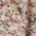 Champagne Beige Digital Print Lawn Fabric 110cm