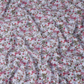 Lilac Pink Digital Print Lawn Fabric 110cm