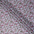 Lilac Pink Digital Print Lawn Fabric 110cm
