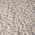 Ivory Beige Digital Print Lawn Fabric 110cm