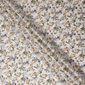 Ivory Beige Digital Print Lawn Fabric 110cm