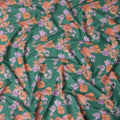 Emerald Green Digital Print Lawn Fabric 110cm