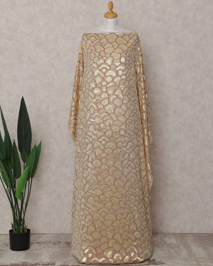 Gold Beige Dirac Fabric 140cm French