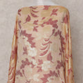 Gold Floral Dirac Fabric 140cm French