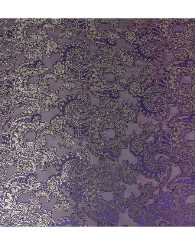 Amethyst Purple Silk Chiffon Dirac Fabric Piece 140cm