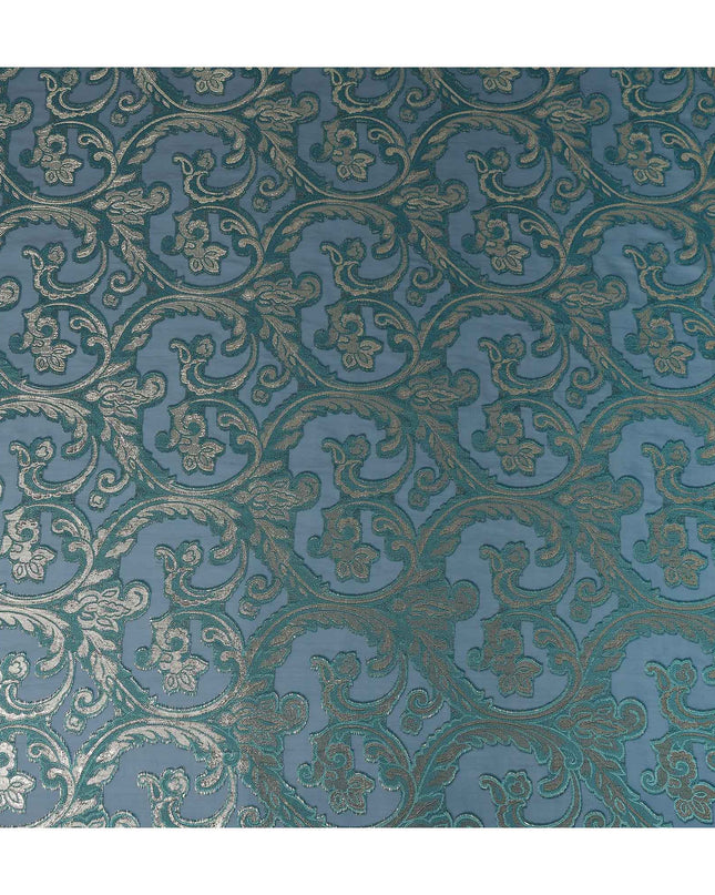 Teal Green Silk Chiffon Dirac Fabric Piece 140cm