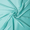 Aqua Blue Pure Silk Satin Fabric 110cm | Chinese Silk Satin