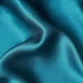Teal Blue Pure Silk Satin Fabric 110cm | Chinese Silk Satin