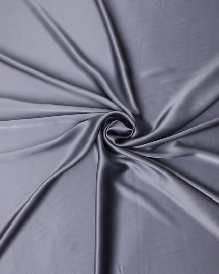 Slate Grey Pure Silk Satin Fabric 110cm | Chinese Silk Satin