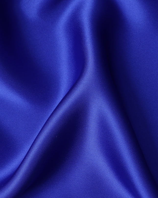Royal Blue Pure Silk Satin Fabric 110cm | Chinese Silk Satin