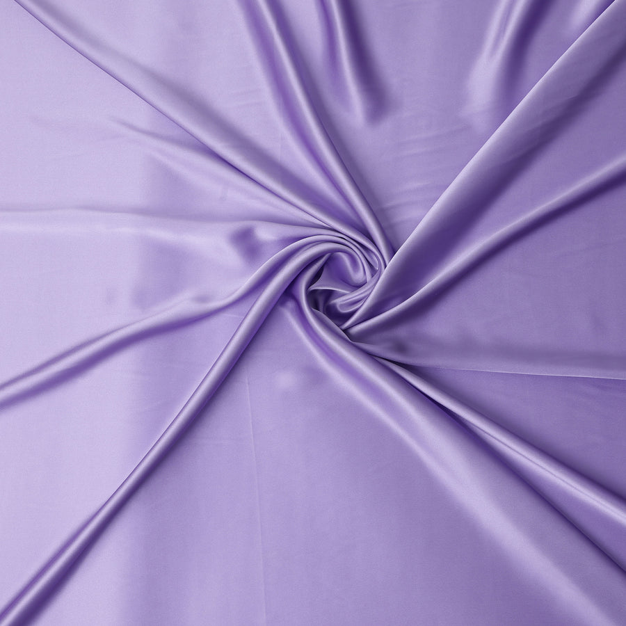 Lavender Purple Silk Satin Fabric 110cm